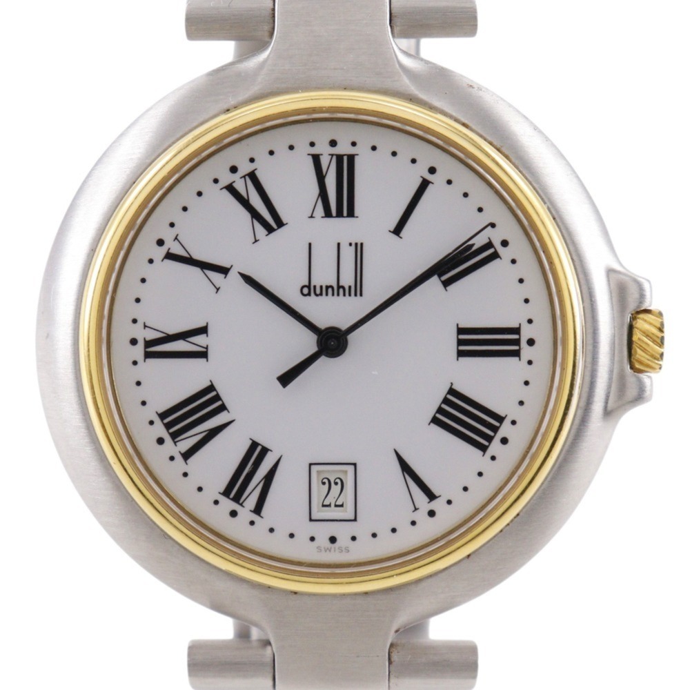 Dunhill Millennium Men's Watch, Stainless Steel x Gold Plated, Silver, Quartz...
